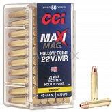 Amunicja CCI 0024  kal. .22WMR 40GR  Maxi Mag HP